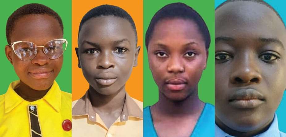 Kolbilla Emmanuella - Shea, Kwabena Owusu-Nyarko - Cocoa, Desiree Ohemaa Amponsah Duah and Artaldus Sung Kuuntanaa