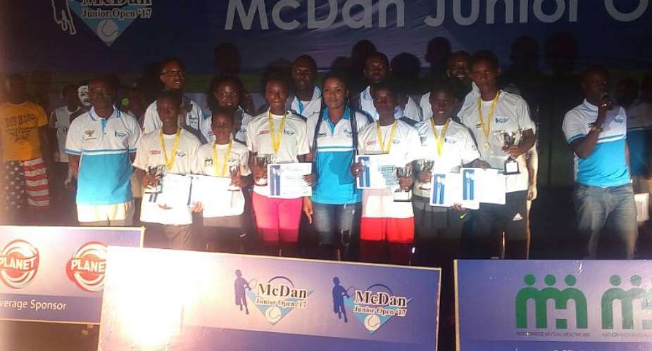 McDan Fulfils Junior Tennis Pledge