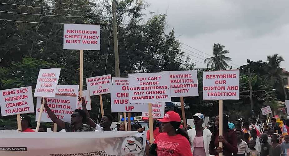 Restore ‘Saltpond Odambea’ to August — Angry youth descend on chiefs
