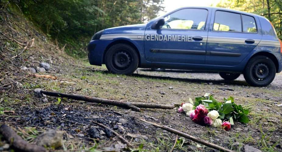 A picture taken in 2012 at the site where four people were gunned down near the village of Chevaline in the French Alps. -  Philippe Desmazes, AFP file photo