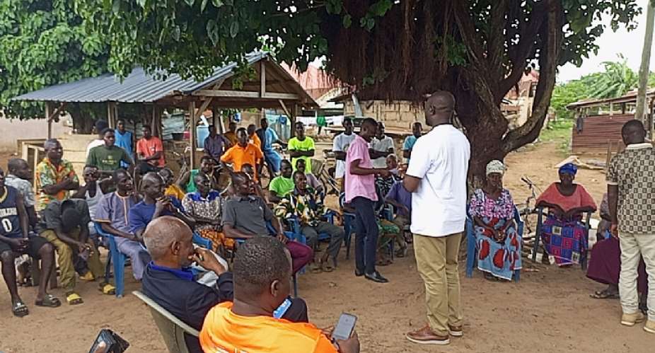 GAIP, AgroT Hub sensitise farmers in Pru West, Atebubu-Amantin on Agricultural Insurance