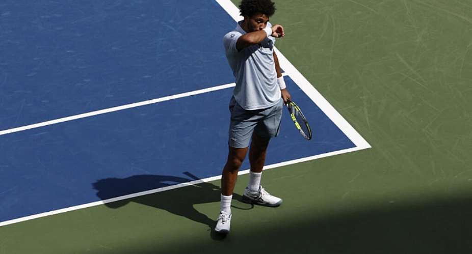 Frances top tennis player Arthur Fils lost his first round match at the US Open against Stefanos Tsitsipas. - REUTERS - Shannon Stapleton