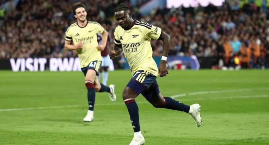 PL: Saka scores again as Arsenal beat Aston Villa
