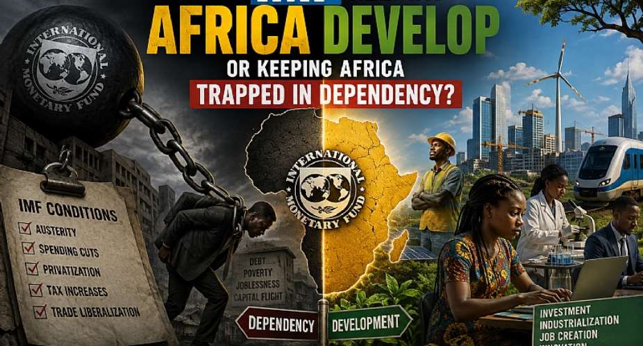 IS THE IMF HELPING AFRICA DEVELOP — OR KEEPING AFRICA TRAPPED IN DEPENDENCY?Ghana has turned to the IMF 17 times since independence. But after decades of bailouts, one question remains: Are these programmes building lasting economic independence or simply managing the same crises repeatedly? Africa must demand answers.