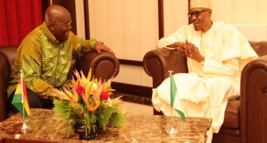 Akufo-Addo visits Buhari to check health status