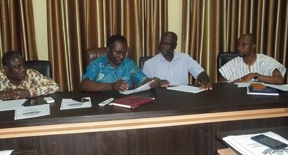 Sunyani Technical University Signs Performance Management Contract with HODs, Deans, other