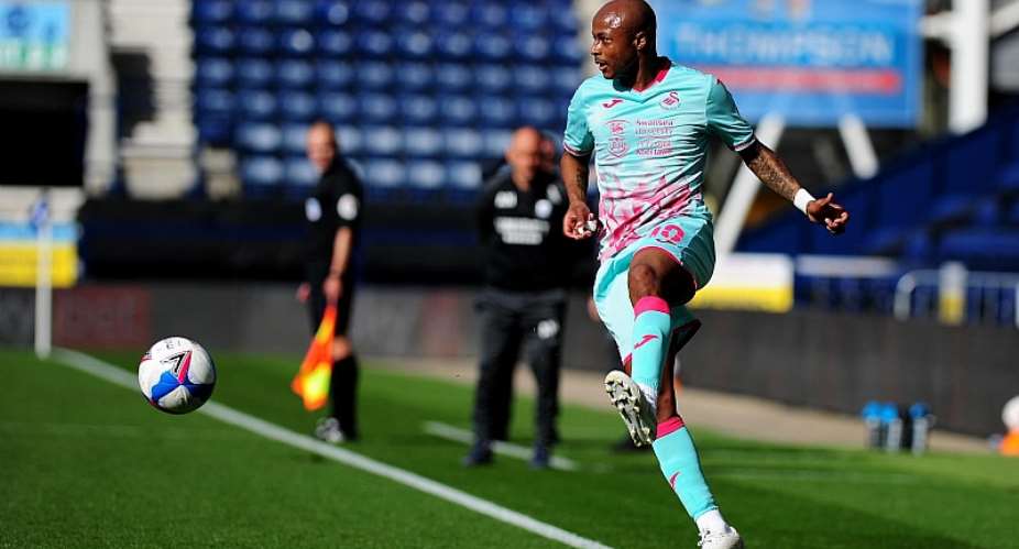 Andre Ayew in control