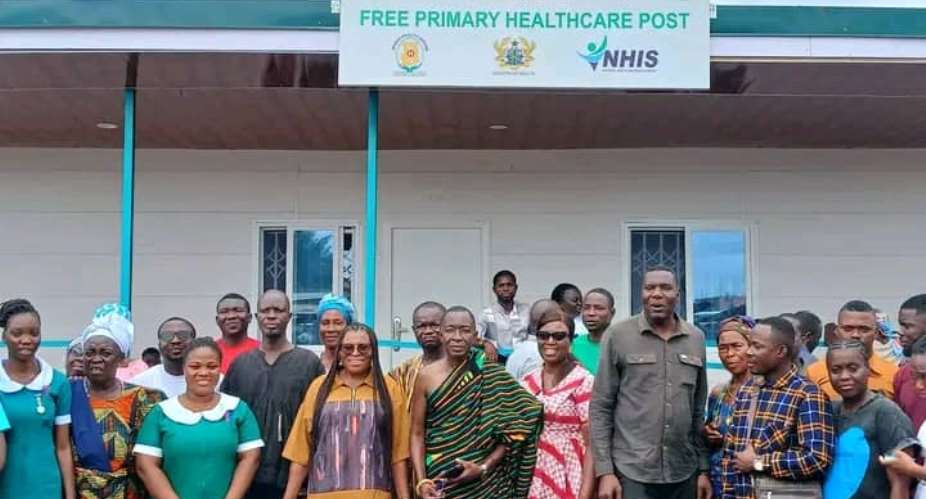V/R: Health Kiosk commissioned at Sogakope Market