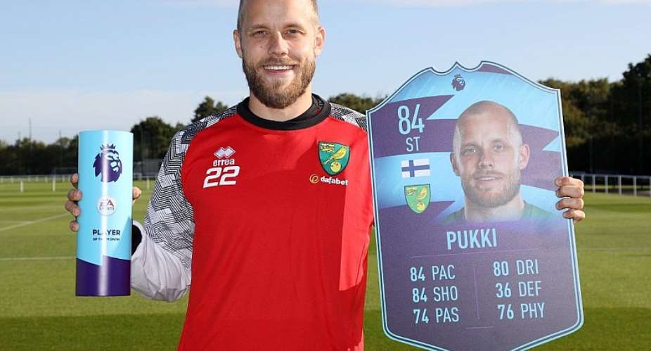 Teemu Pukki Named Premier League Player Of The Month