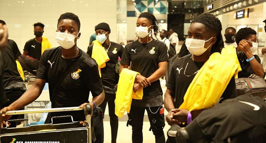 Aisha Buhari Cup: Black Queens depart for Lagos Photos