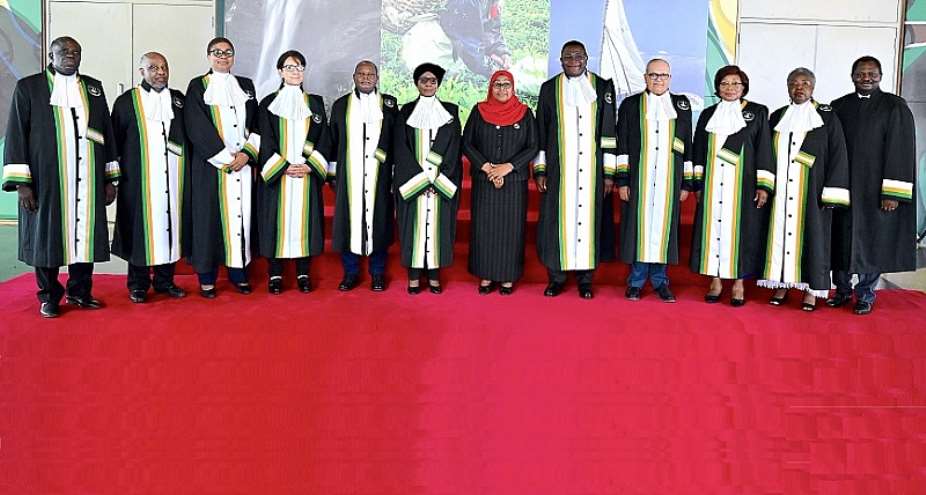African Court Judges pay a courtesy call on Tanzanian President