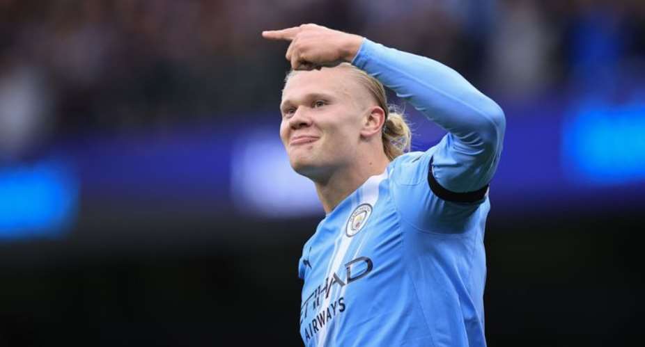 PL: Haaland nets brace as City down United in style in derby