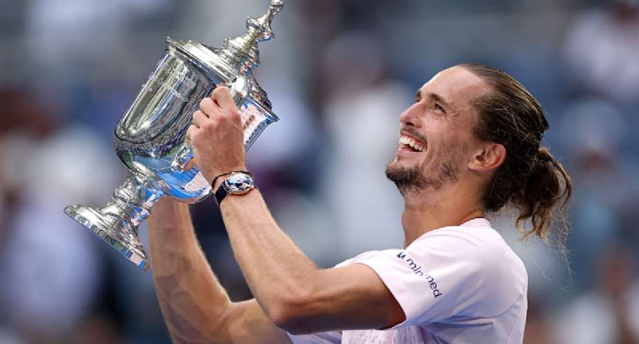 Getty ImagesImage caption: Alexander Zverev has finally landed his first US Open title, six years after losing in the 2020 final