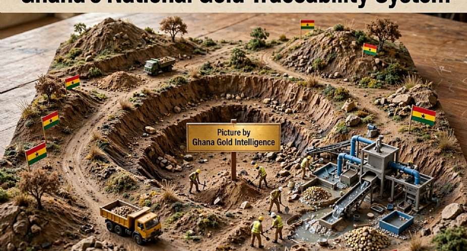 Illustration: Ghanas national gold traceability system and the countrys artisanal and small-scale gold mining sector.
