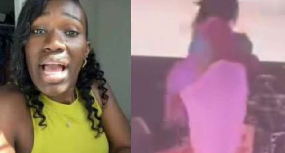 Real Warri Pikin Apologises To Husband After Jumping On-stage Jump On Timaya