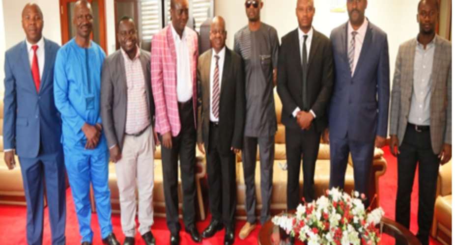The delegation after a meeting with the Speaker of the Tanzania Parliament, Honorable Job Ndugai