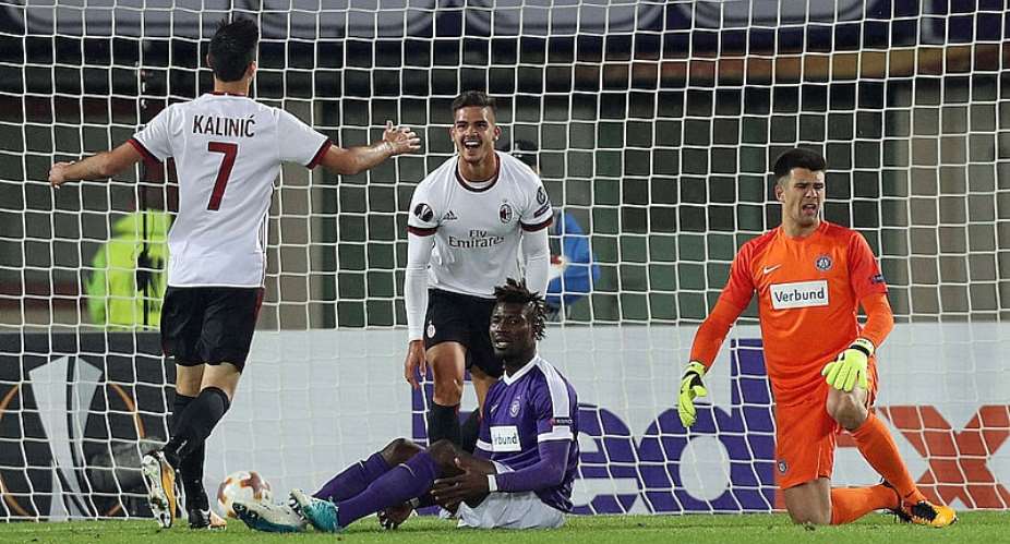 FK Austria Wien unite behind Ghana defender Kadri Mohammed despite horror show in hammering by AC Milan