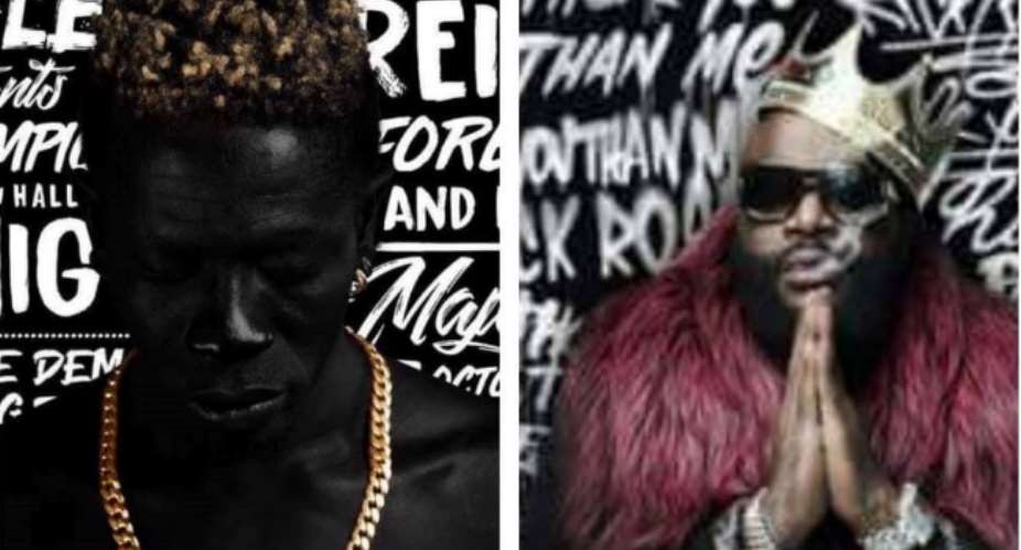 Shatta Wale Accused Of Stealing Rick Ross Idea For His Album Artwork