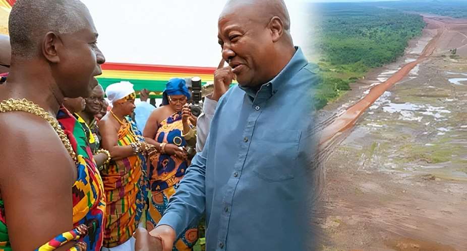 Kwaso Chief applauds Mahama over Accra-Kumasi Expressway, calls for national support