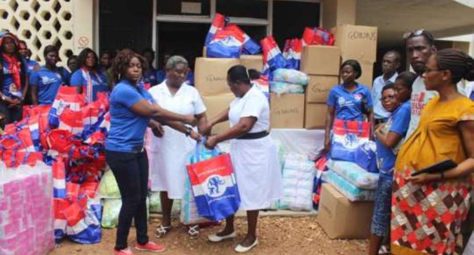 NPP Loyal Ladies give to Ho Hospital