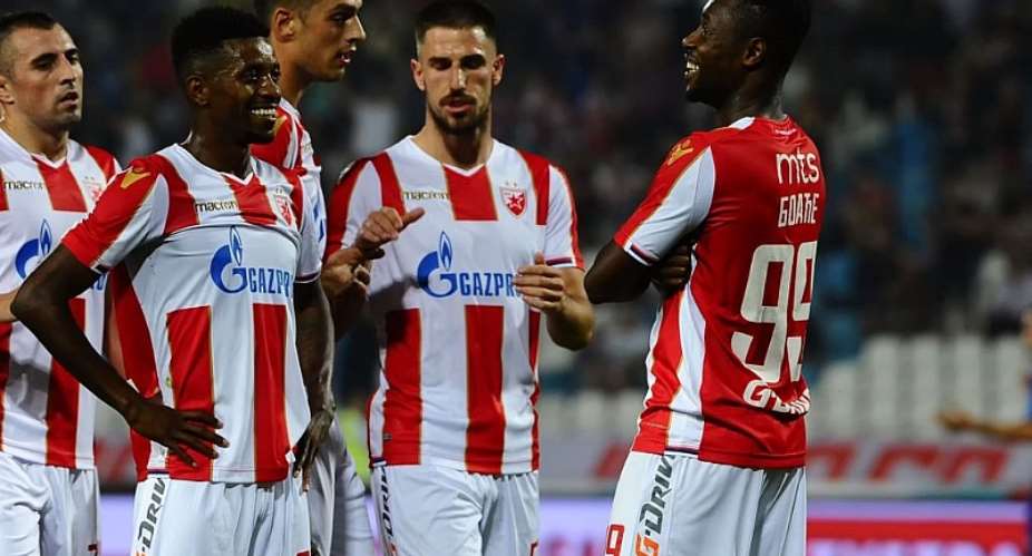 Ghana Striker Richmond Boakye Bags Brace On Red Star Belgrade Return Debut