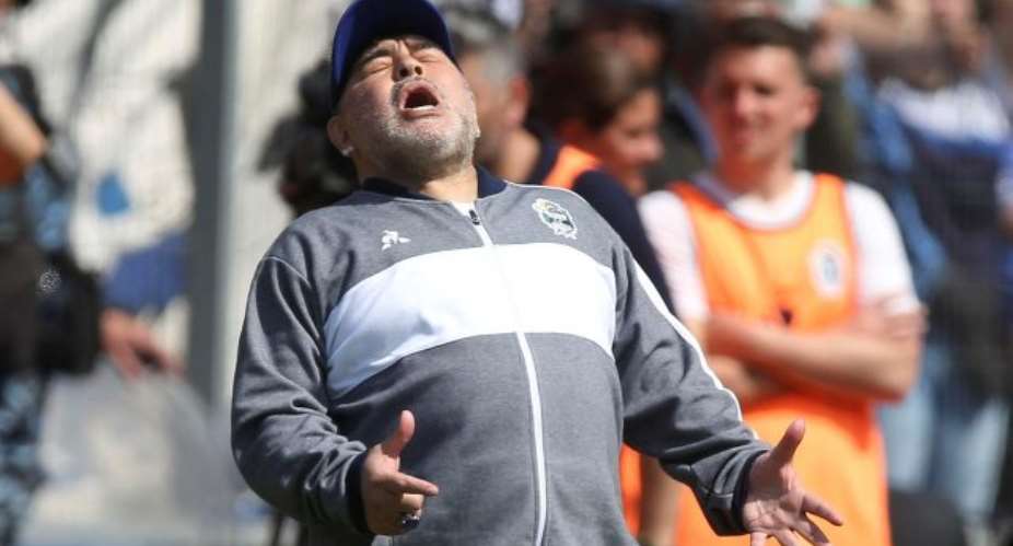 Maradona's Club Suffer 2-1 Defeat On New Coaching Debut