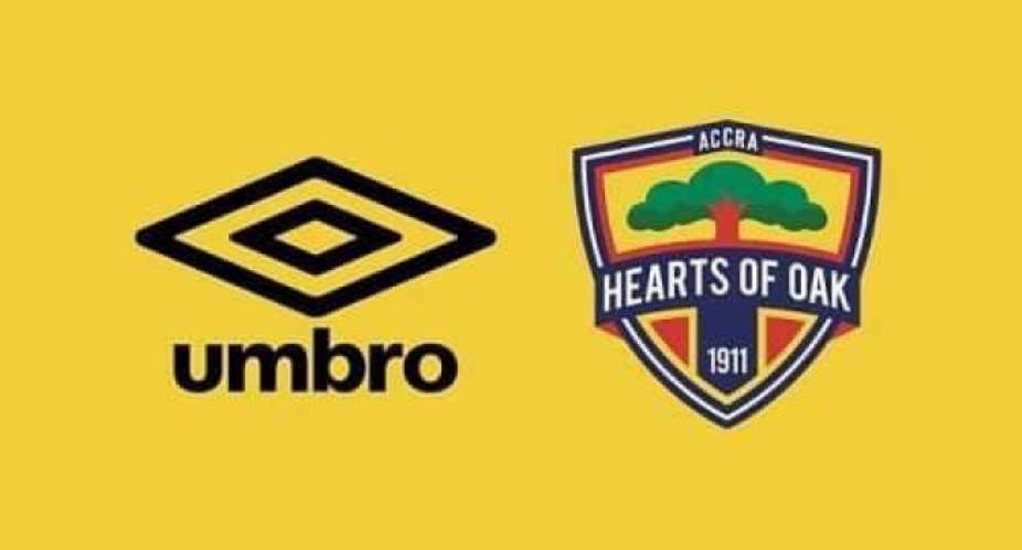 Hearts of Oak to unveil new UMBRO kits for 202122 football season today
