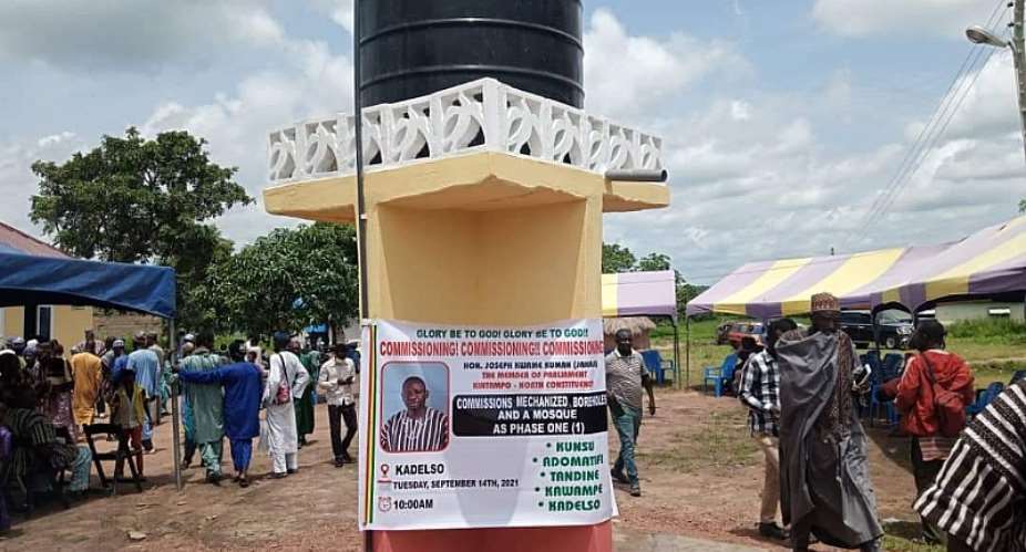Kintampo North MP commissions boreholes in 5 communities