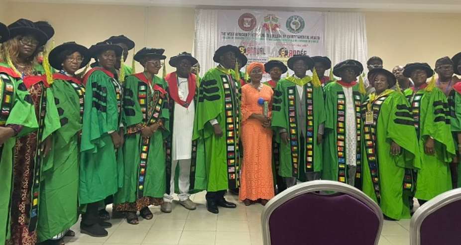 West African Postgraduate College of Environmental Health honours three outstanding personalities