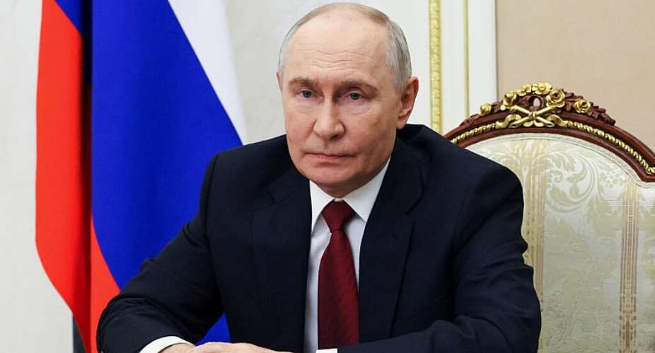 Russian President Vladimir Putin records a video address to the nation ahead of the upcoming parliamentary election, at the Kremlin in Moscow on September 16, 2026. -  Mikhail Metzel, Sputnik, Kremlin Pool Photo via AP