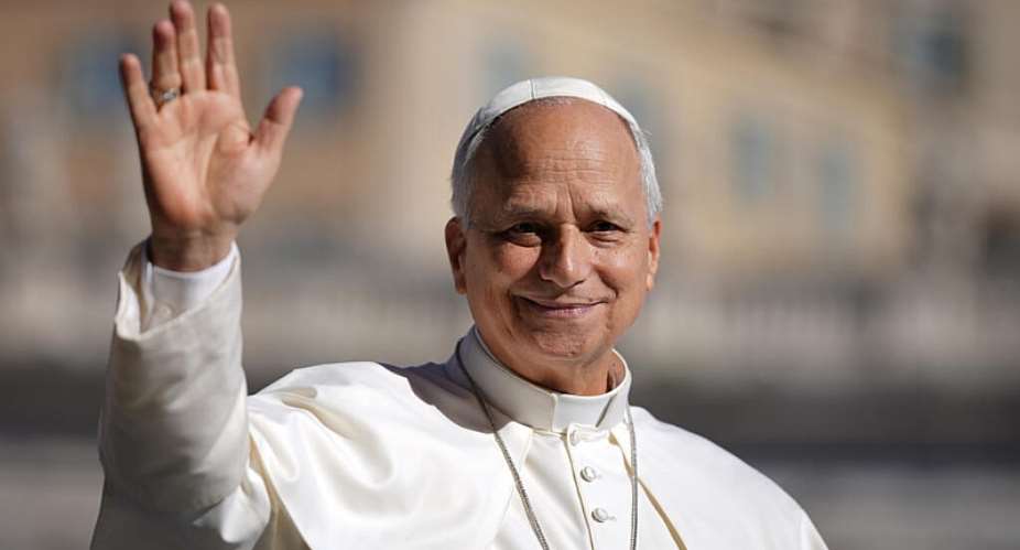 Pope Leo XIV arrives for his weekly audience in St Peters Square at the Vatican on Wednesday, 16 September 2026. -  AP Photo/Andrew Medichini