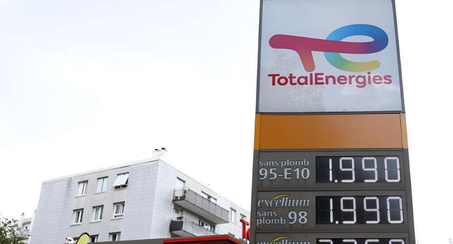 A fuel price totem displayed at the entrance of a TotalEnergies gas station in Paris on September 16, 2026. -  Charlotte Siemon, AFP