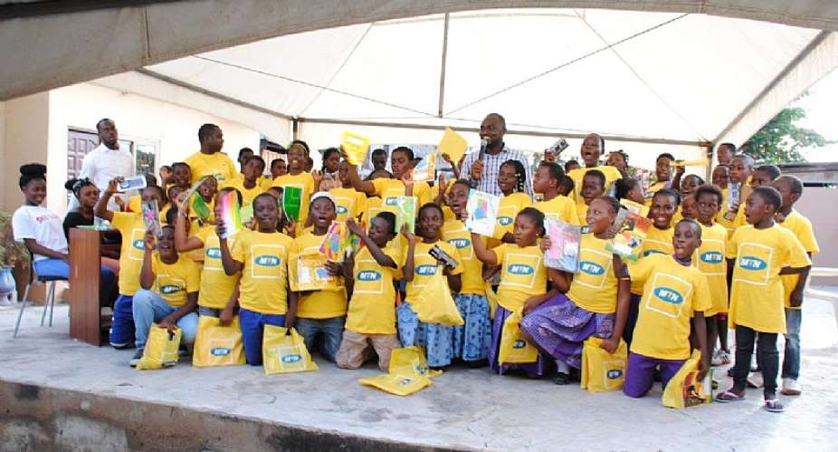 MTN Foundation Commemorates World Literacy Day With Over 150 Pupils At Adabraka Community Library