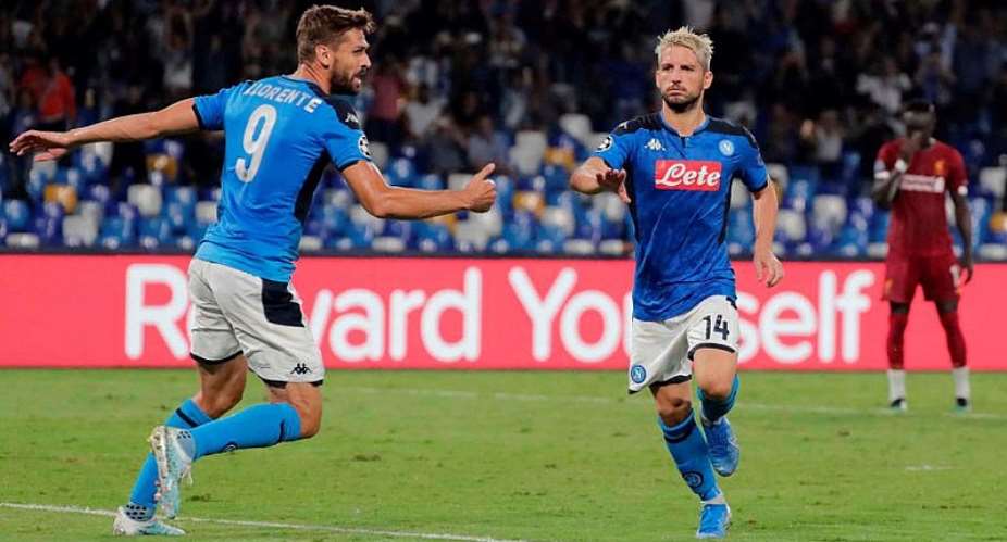 UCL: Napoli Stun Holders Liverpool