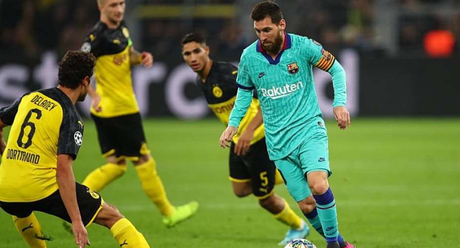 UCL: Messi Returns As Fearless Dortmund Frustrate Barcelona