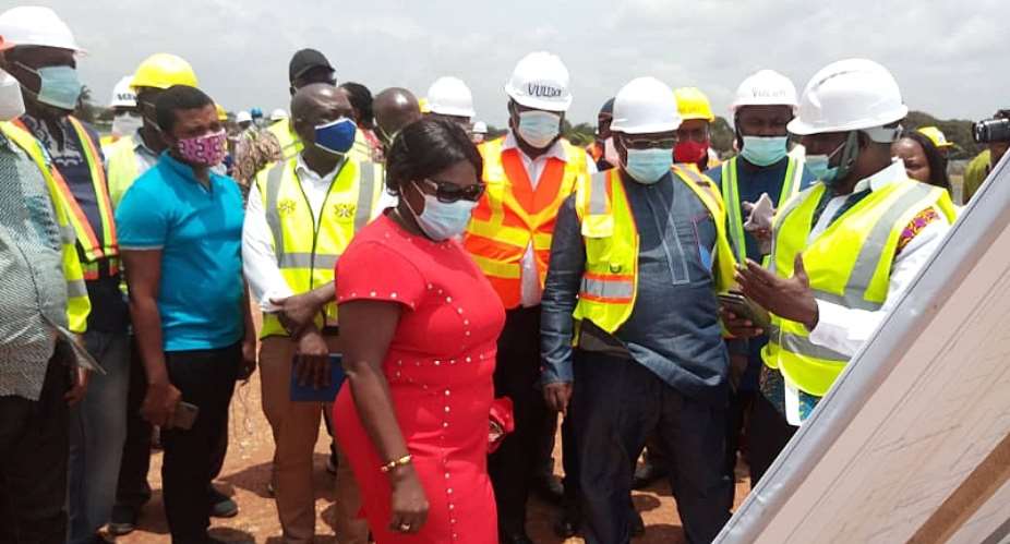 Sanitation Minister Inspects Ongoing Works On Sewage Systems At Ashaiman, Bankuman