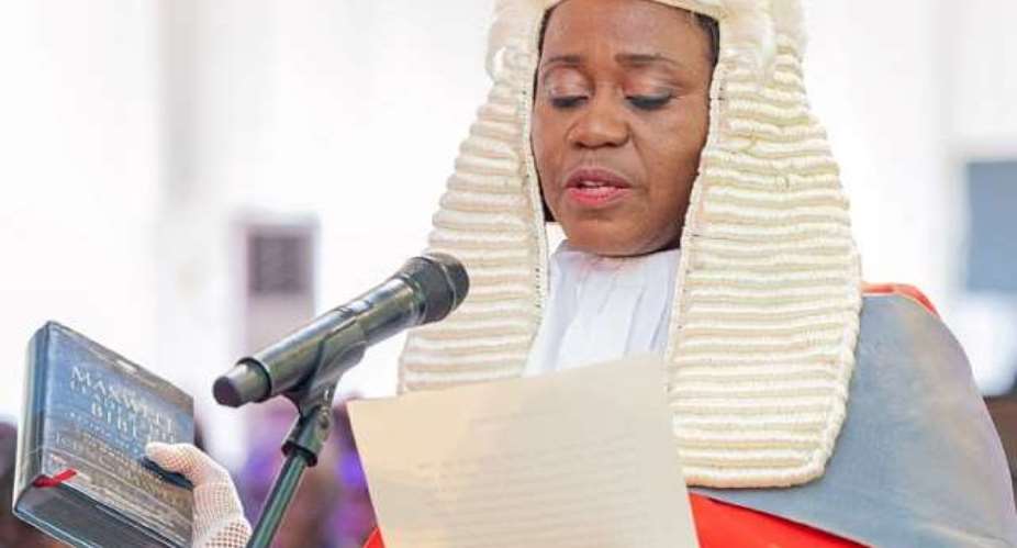 Former Chief Justice Gertrude Araba Esaaba Sackey Torkornoo
