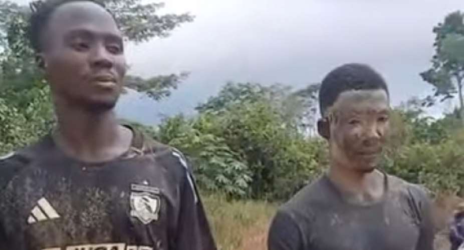 Blue Water Guards arrest two illegal miners over alleged destruction of water bodies in Wassa Amenfi East