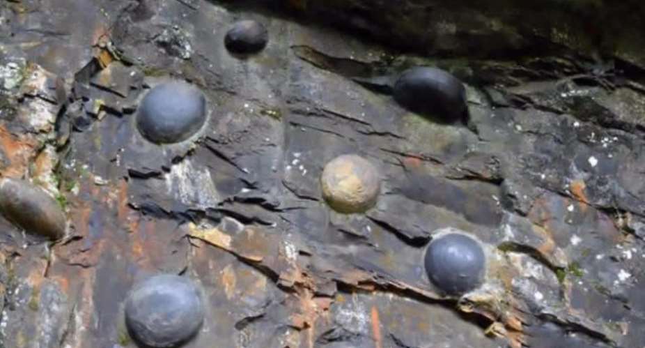 Mysterious cliff in China lays stone eggs every 30 years