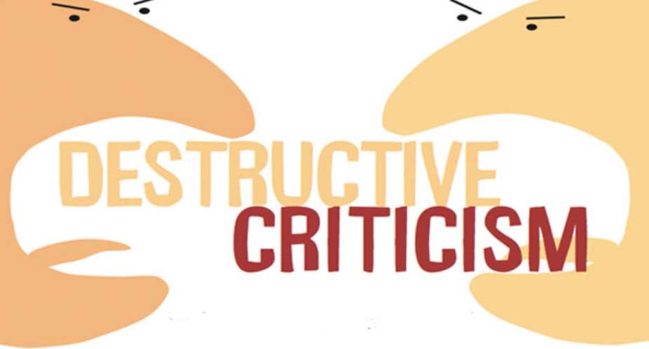 The Advantages Of Destructive Criticisms