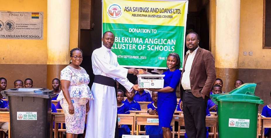 ASA supports Ablekuma Anglican Cluster of Schools, Kwabenya M/A 1 Basic School to improve education