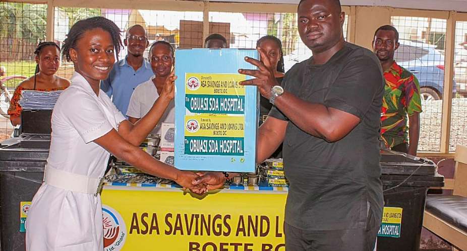 AR: ASA Savings and Loans donates medical equipment to SDA Hospital in Obuasi