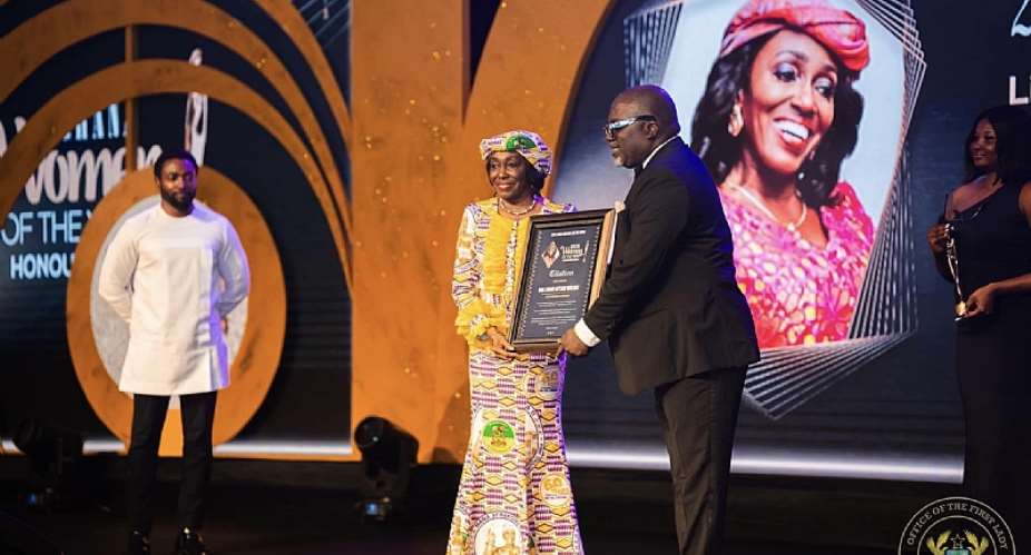 First Lady Rebecca celebrates Konadu on Lifetime Achievement Award