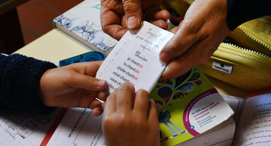 From 2026, children in Algeria will begin learning English in the third year of primary school, with French introduced a year later. -  AFP / FRED TANNEAU
