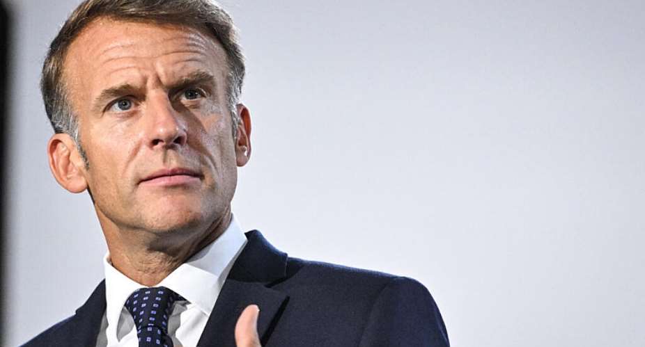 French President Emmanuel Macron delivers a speech during the 2026 National Disability Conference in Bobigny, near Paris, France, Friday on September 4, 2026. -  Firas Abdullah via AP