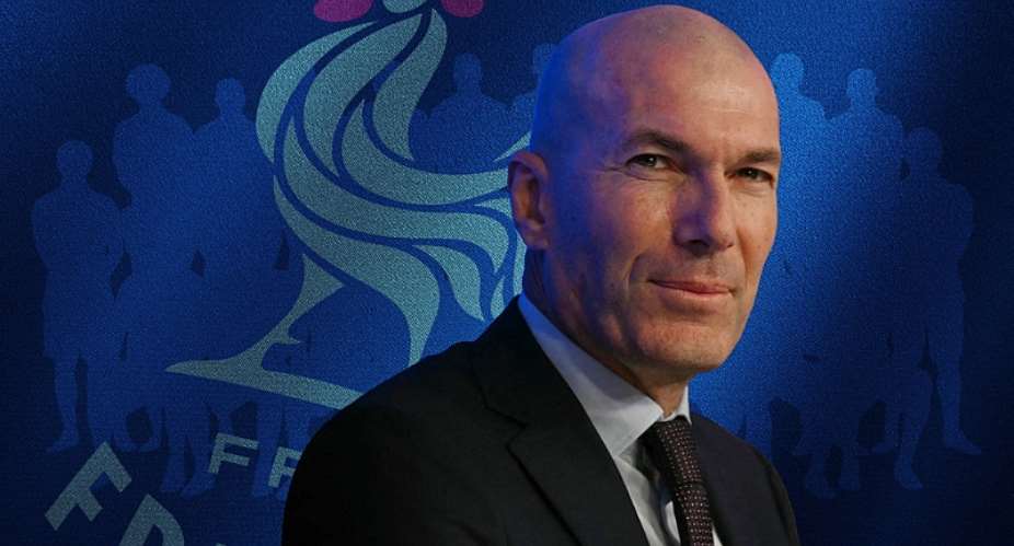 France head coach Zinedine Zidane unveils his first team line-up for Frances national football squad on Friday, September 18. -  Studio graphique FMM