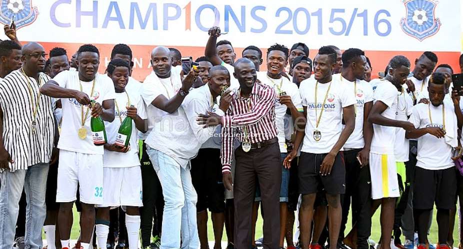 PHOTOS: Wa All Stars crowned Ghana Premier League champions