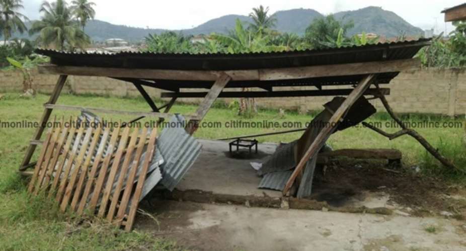 Unclean, dilapidated kitchens threatening school feeding in New Juaben