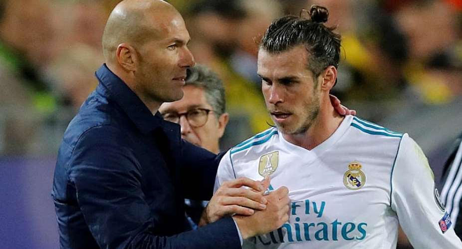 Gareth Bale and Zinedine Zidane