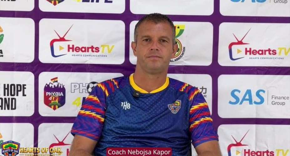 Our confidence is high, says Hearts of Oak coach Nebojsa Kapor ahead of Bechem United clash
